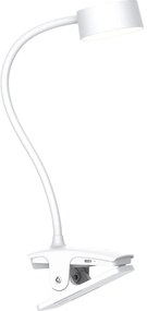 Solight WO3001-W- Lampada flessibile dimmerabile a LED con clip LED/2W/5V 3000/4000/6500K bianco