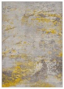 Tappeto Soho 3 Ecru Yellow astratto giallo / dorato, L 170 x L 120 cm