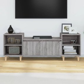 Mobile tv grigio sonoma 160x35x55 cm in legno multistrato