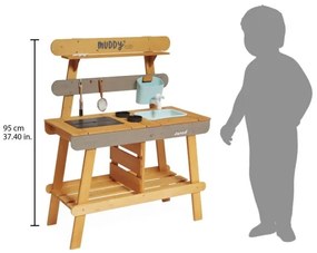 Janod - Cucina in legno per esterni MUDDY LAB