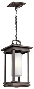 Kichler KL-SOUTH-HOPE8-S-Lampadario da esterno a sospensione con catena SOUTH HOPE 1xE14/60W/230V IP44
