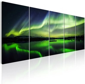 Quadro Green Sky I  Colore Nero, Dimensioni e Misure 225x90