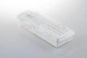 Lampada led d'emergenza help bianca 4w 320lm 4000k ip65 luce emerge...