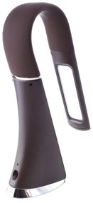 LED Lampada da tavolo con display  LED/6W/230V marrone