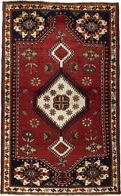 Shiraz Tappeto persiano 120 x 190 Rosso (Iran) Annodato A Mano