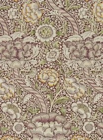 Morris & Co Carta da parati Wandle - Wine/ Saffron