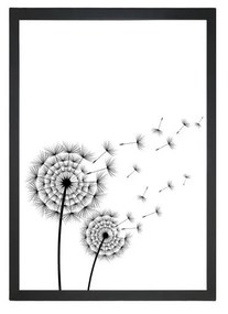 Poster 23x28 cm Blowing Dandelion - Tablo Center