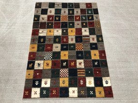 Gabbeh Tappeto 110 x 160 (Iran) Annodato A Mano