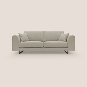 Armony Divano moderno con slitte in acciaio e tessuto impermeabile T02