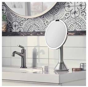 Specchio per make-up con illuminazione/con ingrandimento (5x) ø 20 cm Sensor – simplehuman