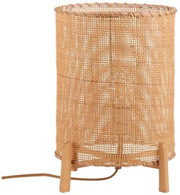 Lampada da tavolo in rattan, altezza 35 cm Wala - SULION