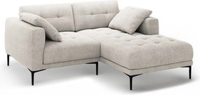 Divano angolare beige (con penisola a destra/con chaise lounge) Bemy – Micadoni