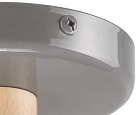 Plafoniera ELLIE 5xE27/60W/230V grigio