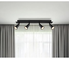 Globo 57998-4 - Faretto DREW 4xGU10/35W/230V nero