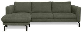 Divano angolare verde scuro (angolo sinistro) Gomero - Scandic