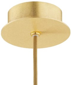 Argon 8450 - Lampadario a sospensione con filo ALMIROS 1xE14/7W/230V diametro 12 cm alabastro oro