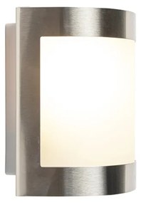 Lampada da parete per esterni moderna in acciaio inossidabile IP44 - Mira