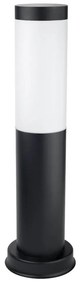 Paletto da Giardino 40cm Acciaio Inox NERO IK06 IP54 base E27
