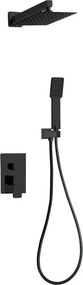 Kit incasso doccia Barby nero