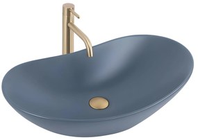 Lavabo da appoggio Rea Royal Blueberry Matt
