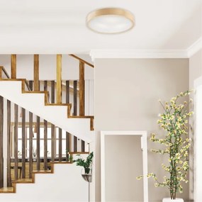 Lampada a soffitto NATURAL 3xE27/60W/230V Ø47 cm pino