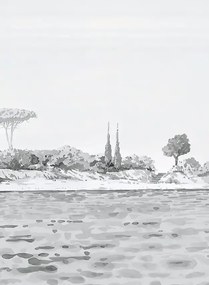 Isidore Leroy Carta da parati panoramica Rivage Gris - Panel 2