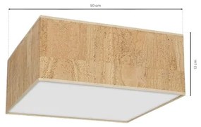 Plafoniera CORK 3xE27/60W/230V