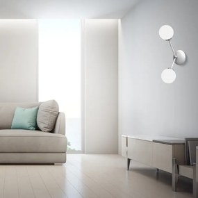 Applique JOY 2xE14/40W/230V bianco/cromo lucido