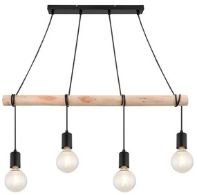 Rabalux 3980 - Lampadario a sospensione con filo PABLO 4xE27/40W/230V