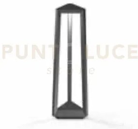 Paletto lucifer piccolo da esterno led 4000k 780lm 12w ip65 antraci...