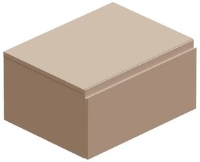 Mobile da bagno sotto lavabo Step taupe opaco L 60.3 x H 30 x P 46 cm 1 cassetto, lavabo non incluso