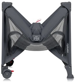 Lionelo - Lettino da viaggio LAURA Grigio Cemento