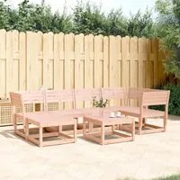 Set Divani da Giardino 6 pz in Legno Massello di Douglas 3217033