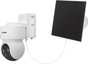 Telecamera di videosorveglianza da esterno, senza fili 98° motorizzata ELVOX VIMAR Tlc PT 4G LTE 3Mpx con pannello solare, sensore di movimento, visione notturna