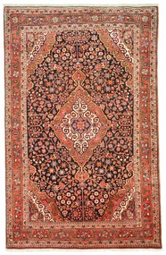 Jozan Tappeto 140x210 Blu (Iran) Annodato A Mano
