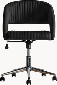 Sedia da scrivania in velluto Murray, regolabile in altezza