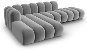 Divano angolare grigio chiaro ad angolo sinistro Lupine - Micadoni Home