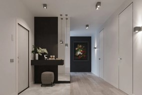 Applique da Parete in Alluminio  QUAD 1 G9 Grigia da Interno