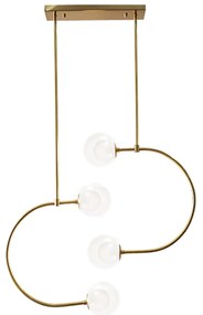 Lampada a sospensione Sfere di vetro APP639-4CP Oro