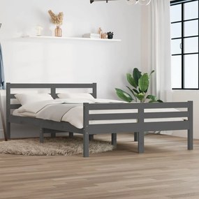 Giroletto Grigio İn Legno Massello 140x200 Cm /
