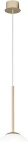 Lampada a sospensione JEWEL in metallo e vetro soffiato D17 cm 1 Luce Oro