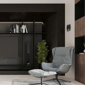 Sollux SL.0981 - Applique HESTIA 1xG9/40W/230V nera