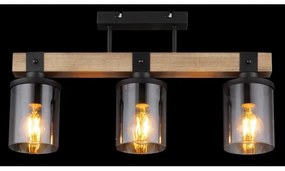 Globo 15555-3D - Lampadario a plafone LILA 3xE27/60W/230V