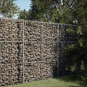 Cesto Gabbione Con Copertura 100x100x150 Cm İn Ferro Zincato /