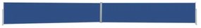 Tenda Laterale Retrattile per Patio 140x1200 cm Blu