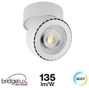 Applique LED 36W da Parete Soffitto Orientabile Bianca 60° CCT 135lm/W