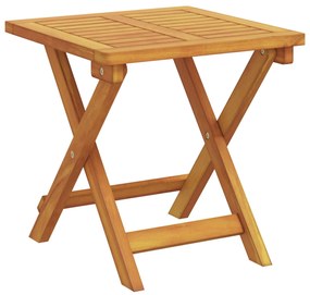 Sdraio con ruote  2 pezzi con tavolo e cuscino in legno massello di acacia