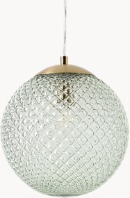 Lampada a sospensione piccola in vetro Lorna