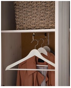 Armadio in legno di pino bianco 65x180 cm Anita - Støraa