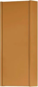 Pensile bagno Niwa cannettato laccato opaco senape, 1 anta reversibile P17 x L30 x H78.5 cm